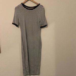 Striped t-shirt dress